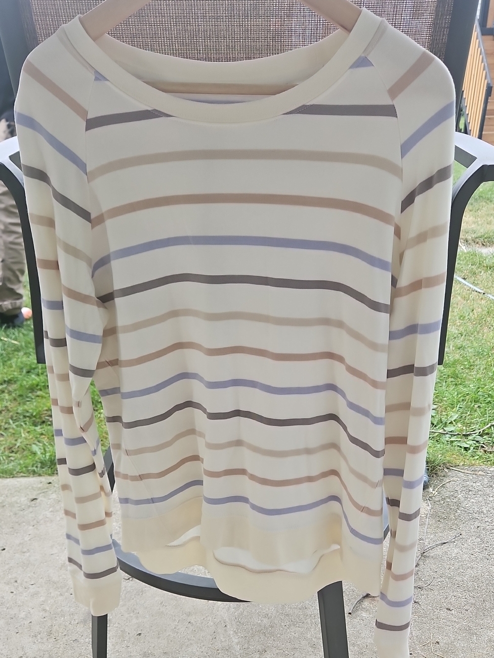 Thread & Supply Striped Shirt, Long Sleeve, Womens Small
